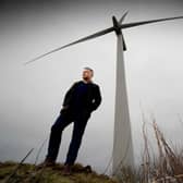 Wind farm turbines usually have three blades, each with a lifespan of about 20 or 25 years and weighing several tonnes. An increasing number will come to the end of their operational lifetime in coming years, posing the problem of what to do with them. Picture: Colin Hattersley