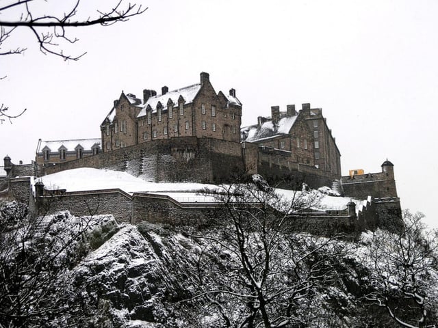 Edinburgh Castle acts as one of the most picturesque backdrops for any picture, snow or not, and it has graced the capital city for over 900 years as the castle was originally built back in the Middle Ages in 1103 AD.