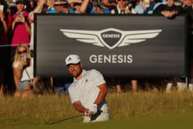 Xander Schauffele on his way to winning last year's Genesis Scottish Open at The Renaissance Club in East Lothian. Picture: Kevin C. Cox/Getty Images.