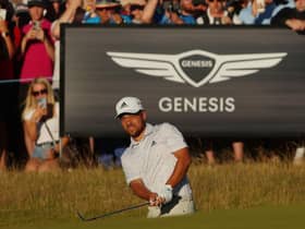 Xander Schauffele on his way to winning last year's Genesis Scottish Open at The Renaissance Club in East Lothian. Picture: Kevin C. Cox/Getty Images.