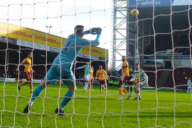 Motherwell keeper Laim Kelly was annoyed to be beaten by a sweet strike from Celtic's Tom Rogic for his first goal but admitted Ange Posteooglou's men were "a bit much for us" in Sunday's 4-0 thumping. (Photo by Alan Harvey / SNS Group)