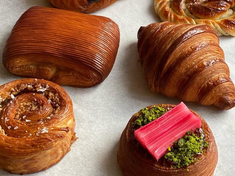 This bakery, which often sells out fast, is the first from Darcie Maher. Lannan, which derives from the Scottish Gaelic for ‘house’ , opened in 2023 and has been a smash hit ever since. The bakery’s weekly-changing menu combines Maher’s signature bakes, from classic viennoiserie to custard slices, yum yums and iced buns, with limited-run creations using local and seasonal produce including lemon meringue tarts, dauphinois pastries and crème brûlée danishes.