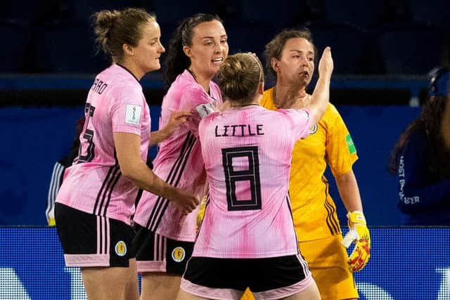 Kim Little and Caroline Weir are the two Scotland players named in the Team GB squad. Picture: SNS