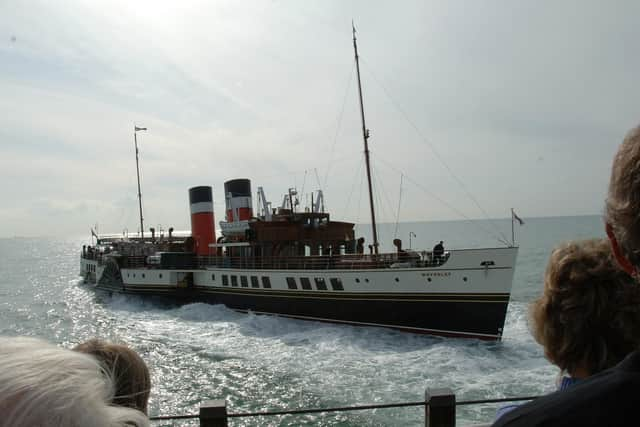 Waverley at Worthing in West Sussex last September as part of her south coast tour