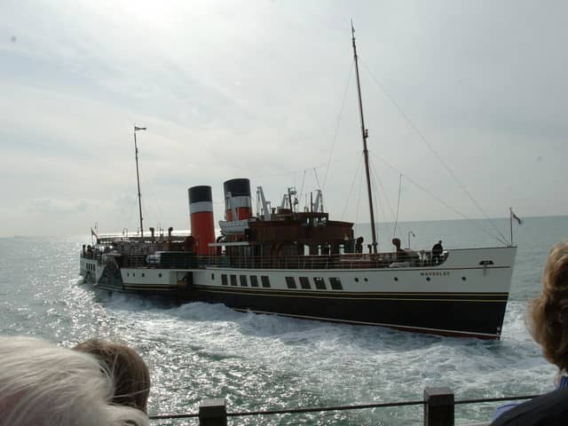 Waverley at Worthing in West Sussex last September as part of her south coast tour