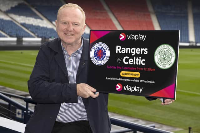 Alex McLeish was promoting Viaplay’s live and exclusive coverage of Rangers v Celtic on Sunday at Hampden. Viaplay is offering a special limited-time offer for Scottish football fans available until Sunday only. Visit viaplay.com for more information (Photo by Alan Harvey / SNS Group)