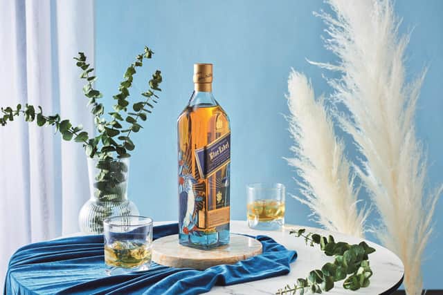 FTSE-100 spirits giant Diageo has a vast portfolio that includes Johnnie Walker whisky, pictured.