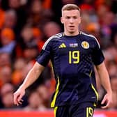 Scotland's Lewis Ferguson who is out of Euro 2024 after suffering a serious knee injury. Pic: Joris Verwijst/PA Wire.
