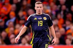 Scotland's Lewis Ferguson who is out of Euro 2024 after suffering a serious knee injury. Pic: Joris Verwijst/PA Wire.