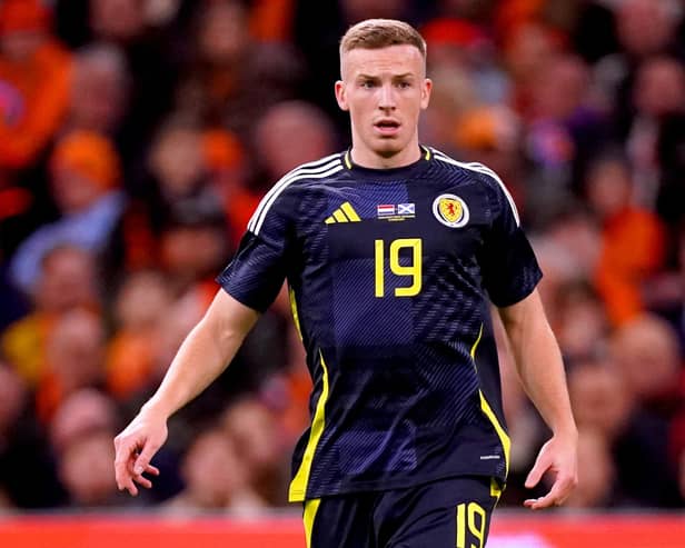 Scotland's Lewis Ferguson who is out of Euro 2024 after suffering a serious knee injury. Pic: Joris Verwijst/PA Wire.