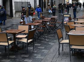 A shrinking economy is 'dreadful' news for under-pressure firms, according to one commentator (file image). Picture: Hollie Adams/AFP via Getty Images.