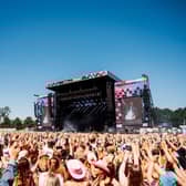 The TRNSMT festival is staged on Glasgow Green.