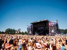 The TRNSMT festival is staged on Glasgow Green.