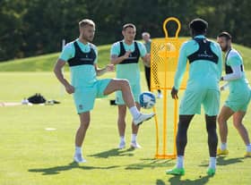 EDINBURGH, SCOTLAND - SEPTEMBER 15: Hibernian's Ryan Porteous during a Hibernian Training Session at the Hibernian Training Centre, on September 15, 2022, in Edinburgh, Scotland. (Photo by Paul Devlin / SNS Group)