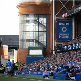 Rangers fans have been encouraged to stay in their seat after the match against Hearts. (Photo by Craig Williamson / SNS Group)