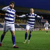 Robbie Muirhead makes it five for Morton in their win over Dunfermline Cappielow (Photo by Alan Harvey / SNS Group)