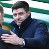 Rangers Manager Steven Gerrard and Celtic Manager Neil Lennon. (Photo by Ian MacNicol/Getty Images)