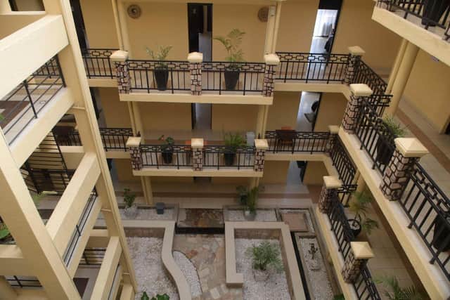 The 'Hope Hostel' in Kigali, Rwanda, which is getting ready to receive migrants sent by the United Kingdom (Picture: Simon Maina/AFP via Getty Images)