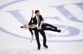 Great Britain's Lilah Fear and Lewis Gibson perform during the ice dance programme event at the ISU World Figure Skating Championships in Stockholm.