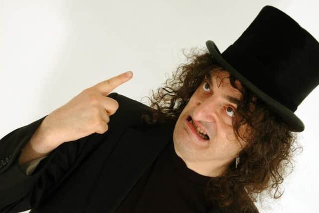 Scottish stand-up comedian and magician Jerry Sadowitz