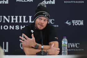 Defending champion Danny Willett speaks in a press conference ahead of the Alfred Dunhill Links Championship. Picture: Oisin Keniry/Getty Images.