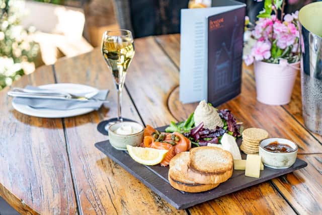 Fresh ingredients are delivered daily direct from Orkney and include cheeses, fish, and meat. The fabulous A Wee Taste of Orkney platter includes hand-cut smoked salmon, smoked mackerel pate, a selection of Orkney cheeses, dill mayo and mixed salad.