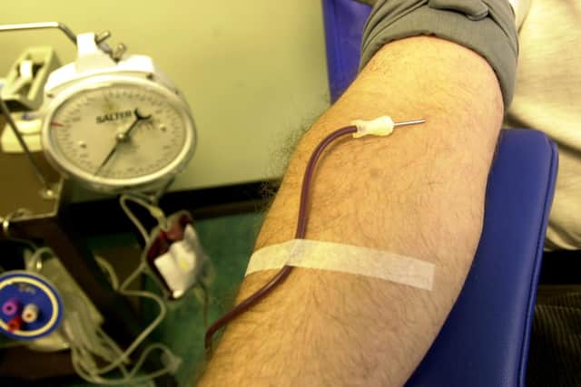 The Scottish NHS relies on the goodwill of its regular blood donors (Picture: Bill Henry)