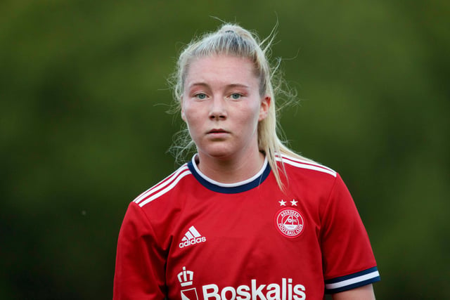 Aberdeen’s Francesca Ogilvie is another of the Dons players who have been vital in their excellent season in the SWPL, with the young midfielder putting in numerous strong displays.