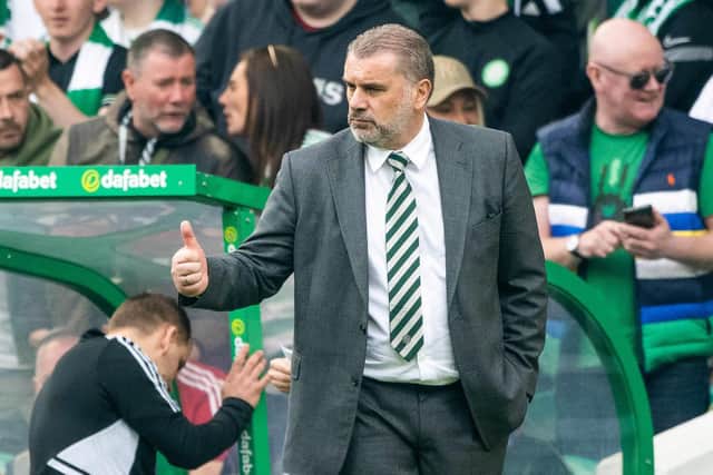 Celtic manager Ange Postecoglou is expecting the club to be "tested" by incoming transfer bids this summer. (Photo by Paul Devlin / SNS Group)