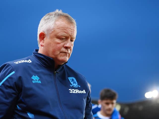 Chris Wilder's last job in management was with Middlesbrough before being sacked last October.