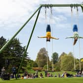 The Swings was premiered by All or Nothing at the Royal Botanic Garden. Picture: Suzanne Heffron