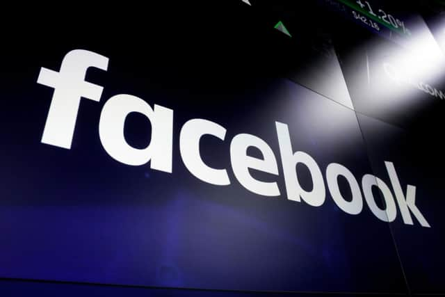 The Facebook logo. Picture: AP Photo/Richard Drew, File