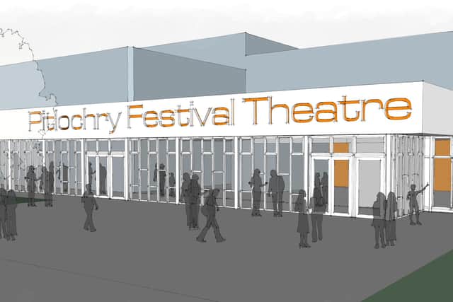 It is hoped the new look for Pitlochry Festival Theatre will be unveiled in May of next year. Image: Susie Bridge Architects