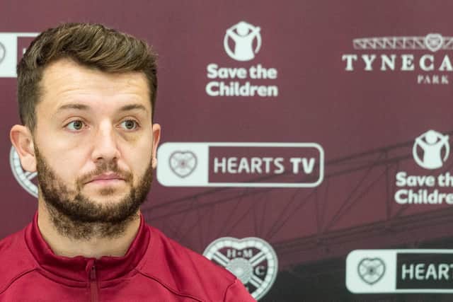 Hearts defender Craig Halkett is likely to lead Hearts out at Hampden.