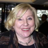 Writer Fay Weldon at the South Bank Awards, at the Savoy Hotel in London. Picture: PA