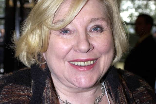 Writer Fay Weldon at the South Bank Awards, at the Savoy Hotel in London. Picture: PA