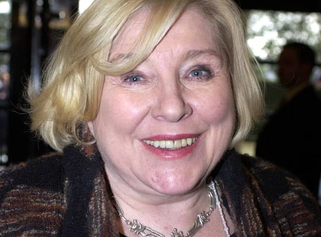 Writer Fay Weldon at the South Bank Awards, at the Savoy Hotel in London. Picture: PA