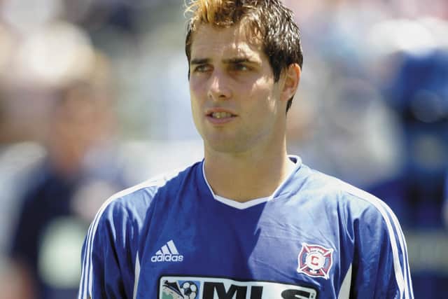 Carlos Bocanegra played in Britain with Fulham and later Rangers  (Photo by Brian Bahr/Getty Images)