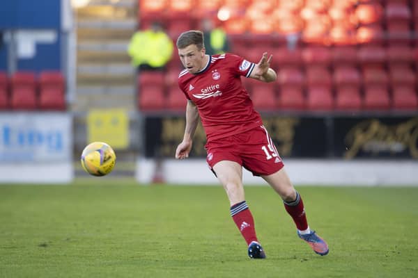Lewis Ferguson only started on the bench for Aberdeen once. (Photo by Paul Devlin / SNS Group)