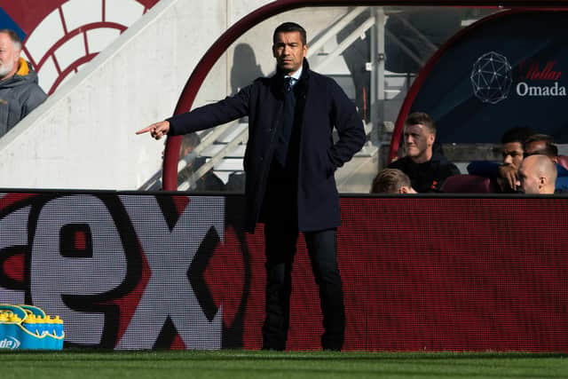 Rangers boss Giovanni Van Bronckhorst. (Photo by Paul Devlin / SNS Group)