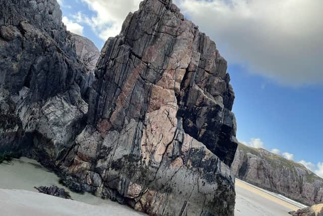 Lewisian Gneiss is Ms Hendry's favourite rock in Scotland which can be found in the Outer Hebrides (pic: Luisa Hendry)