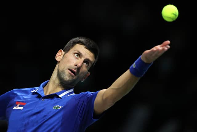 Novak Djokovic is awaiting an appeal over Australia's decision to deport him in a row over Covid rules. (Photo by Clive Brunskill/Getty Images)