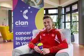 Dons defender Angus MacDonald aims to further support the charity throughout his time in Aberdeen.