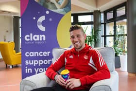 Dons defender Angus MacDonald aims to further support the charity throughout his time in Aberdeen.