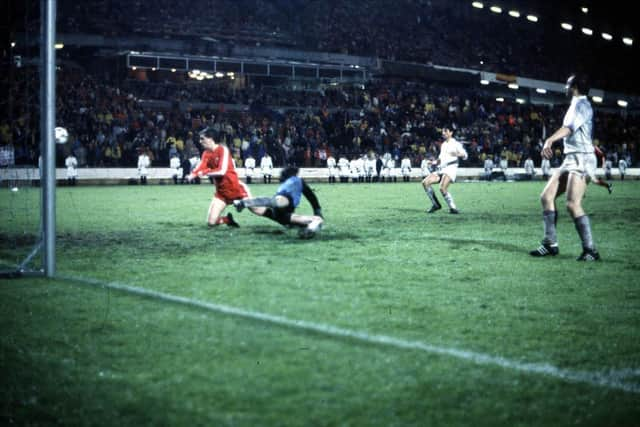 John Hewitt scored the winning goal for Aberdeen against Real Madrid. Picture: SNS