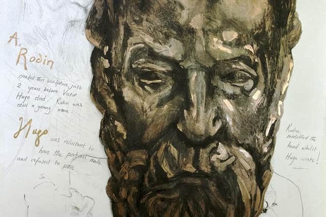 Detail from Response to Rodin, by Gill Walton