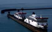 The P&O Ferries vessel Spirit of Britain (right) moored at the Port of Dover in Kent, following its detention after the Maritime and Coastguard Agency (MCA) said Spirit of Britain is not being allowed to sail after an inspection identified several safety issues. Picture date: Wednesday April 13, 2022.
