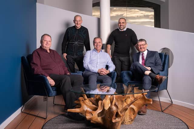 The leadership team at STC Insiso, which has delivered a sales boost on the back of a merger deal. Picture: contributed.