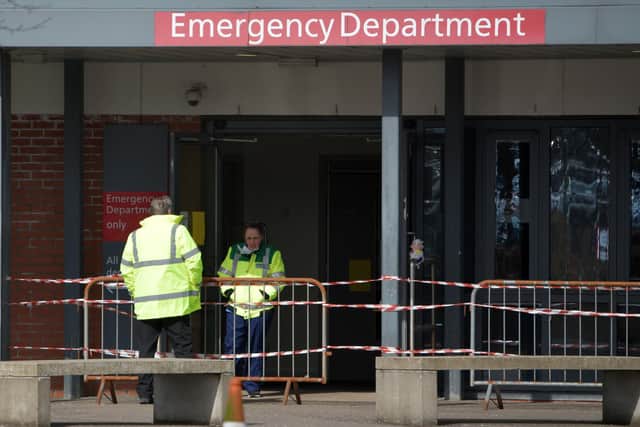 A total of 41,252 patients spent more than four hours in A&E in February. Pic: Michael Gillen