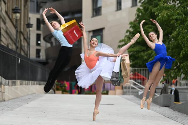 While the opening of the grand development was scaled back, dancers from The Scottish Ballet were in attendance at the opening against the stunning backdrop of The Quarter.